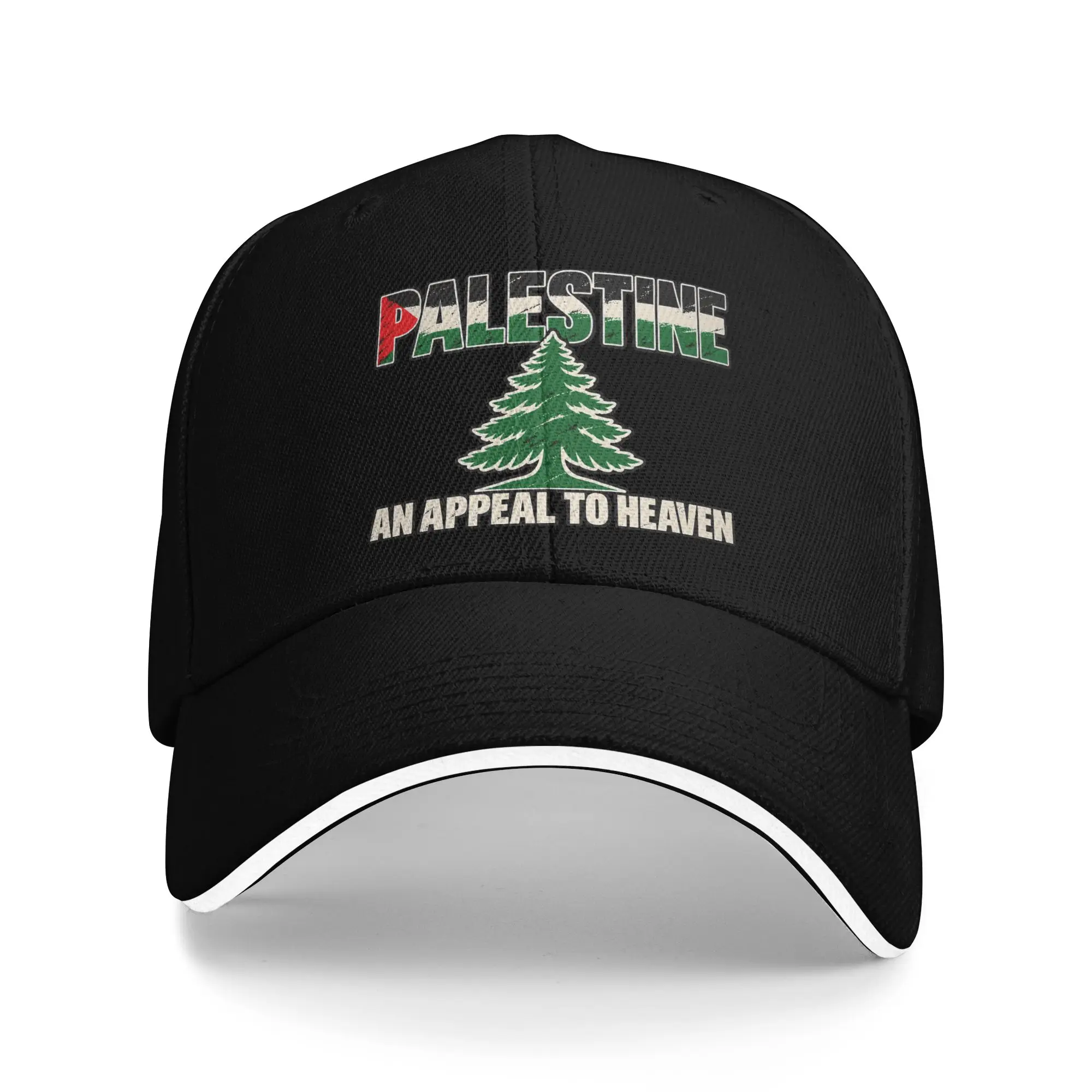 Palestine An Appeal To Heaven Palestinian Baseball Cap y2k Unisex-Teens Hip Hop Hats Sun Visor Outdoor Sports Baseball Caps