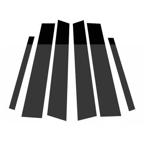 Imagen 2 del producto Pegatinas de embellecedor de ventana y puerta para Kia Sportage, postes de pilar de coche, 6 piezas, 2017, 2018, 2019, 2020, 2021, 2022 BC, accesorios para automóviles