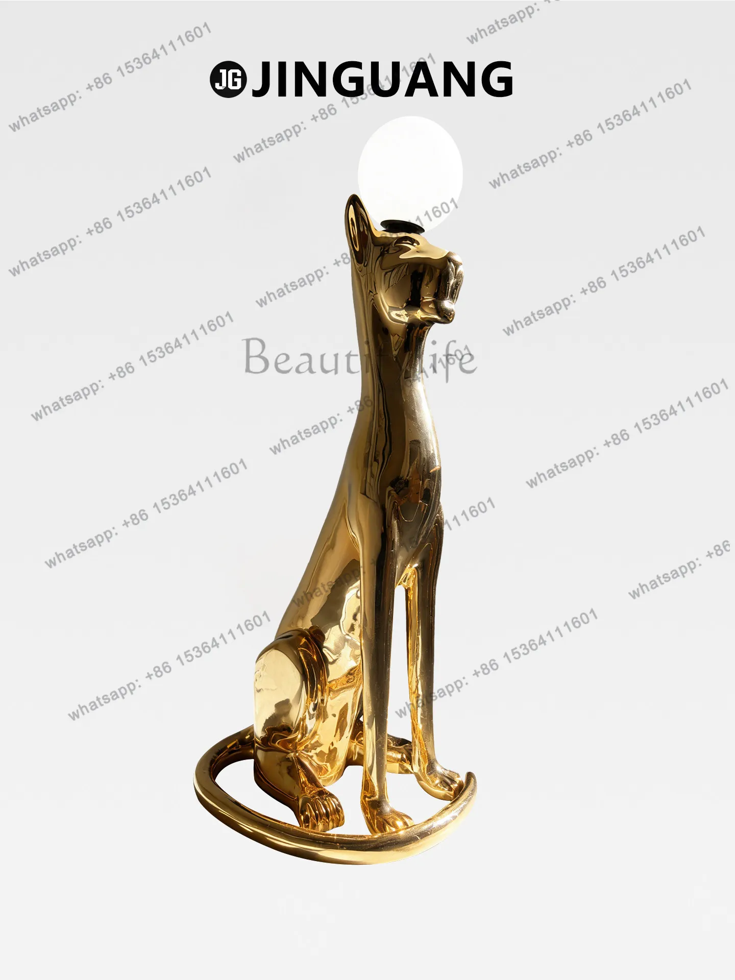 56 ornaments light luxury decoration floor luminous high-end electroplating