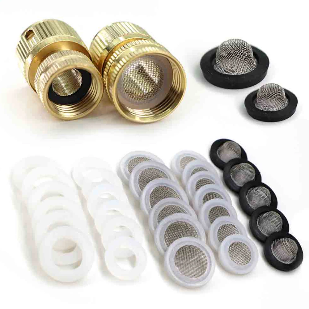10 sztuk 1/2 "3/4" O-ring podkładki z gumy silikonowej ogrodowe materiały do ​​nawadniania wymiana węża połączenie uszczelniające złącze adaptera
