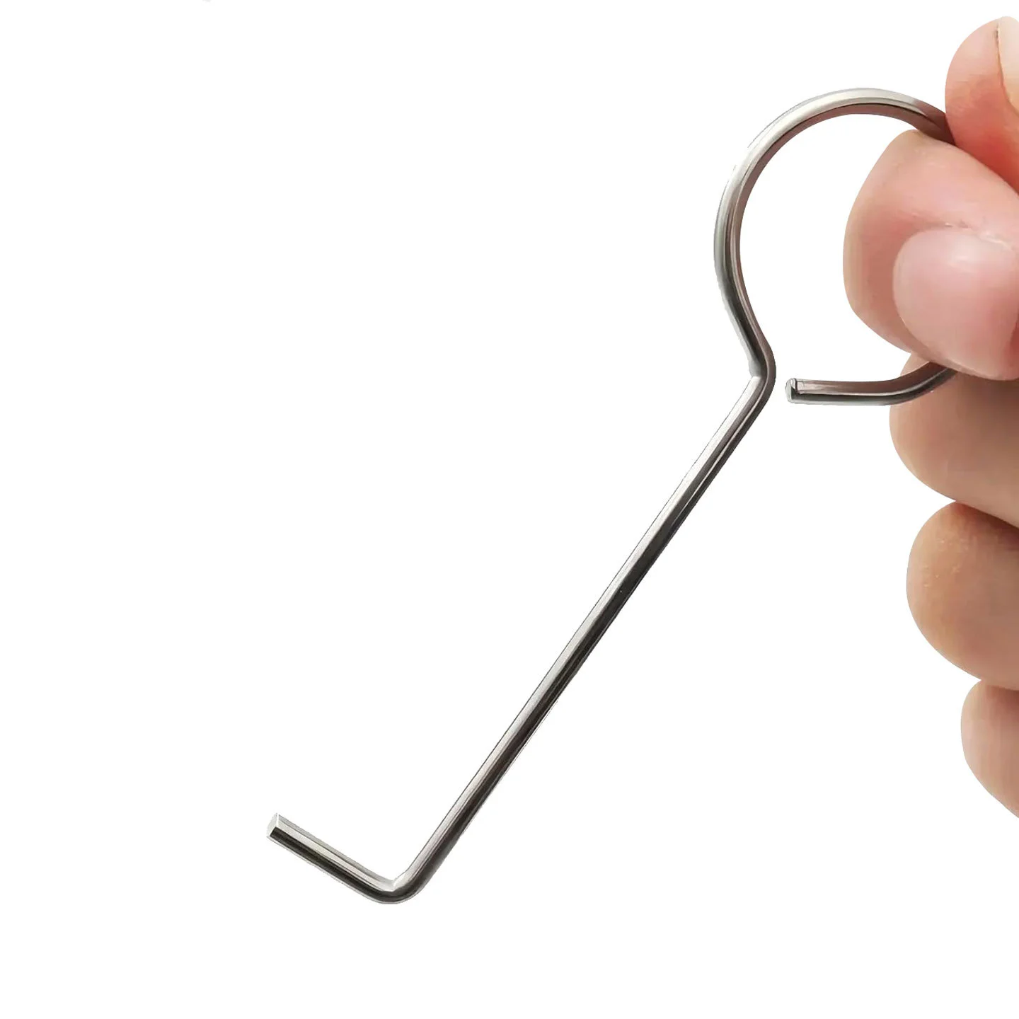 Set of 5 Hooks for Lifting Drain Keys, Stainless Steel Hooks for Floor Drain Disassembly, Pulling Drain Grates in Kitchens