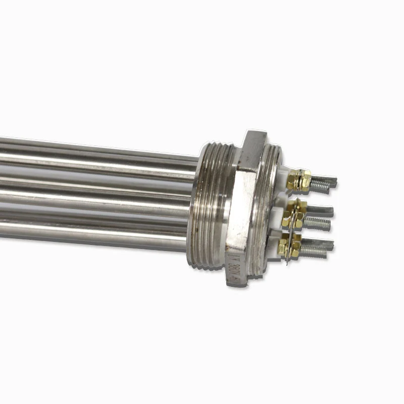 Hexagonal flange air energy water tank electric heating tube 1.5 inch boiler threaded heating rod 220V380V