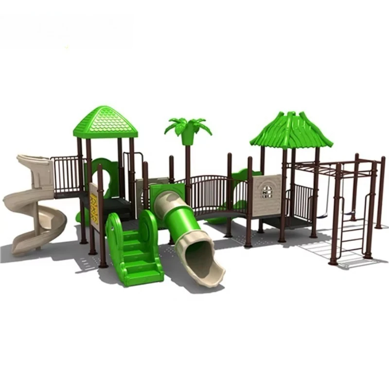 Plastic Slides for Children Outdoor Playground Equipment Combination Outdoor Slide