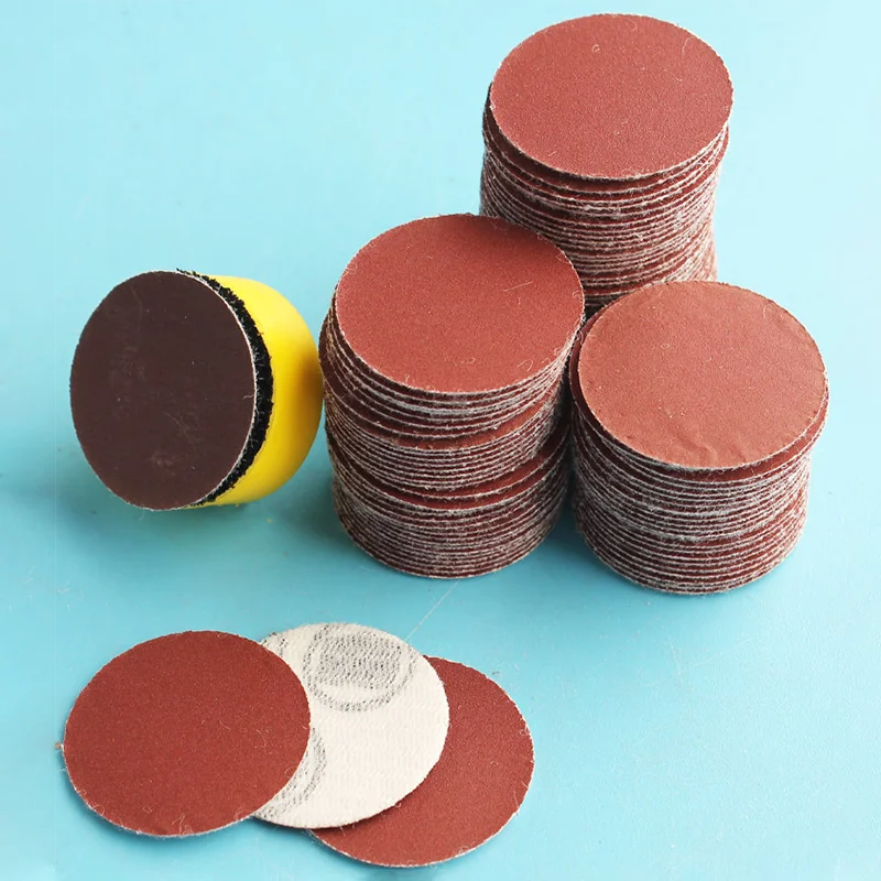 

50/75mm 2/3 Inches Sanding Paper Set 40-60-80-100-120-150-2000 Grid Metal Polished Woodworking Abrasive Tools Dremel Accessories