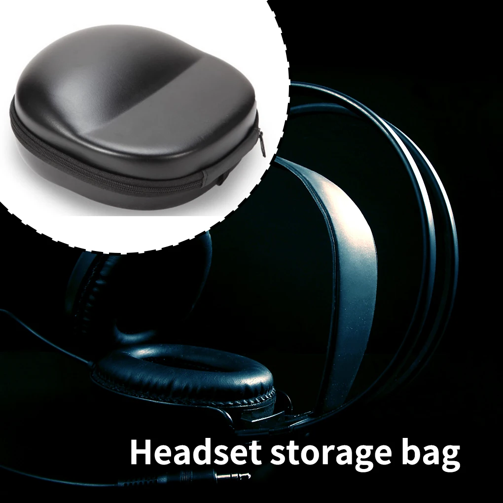 Universal Large Carrying Headphone Case Water Shock Proof Headset Travel Bag