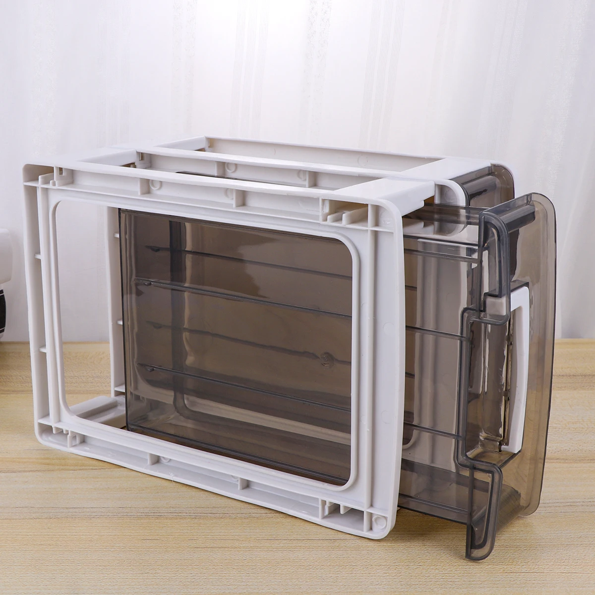 

Mini Fridges Storage Cabinet Drawer Type Closet Multi layer Shelf Office 120L Shoe Rack Desktop ganizer Box Plastic Storage