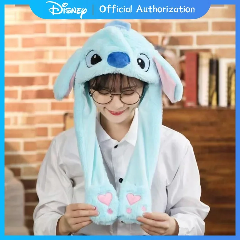 Disney Lilo & Stitch Plush Hat Toy Cute Minnie Mouse Cartoon Dumbo Stuffed Doll Anime Yoda Sullivan Kawaii Toys Birthday Gift