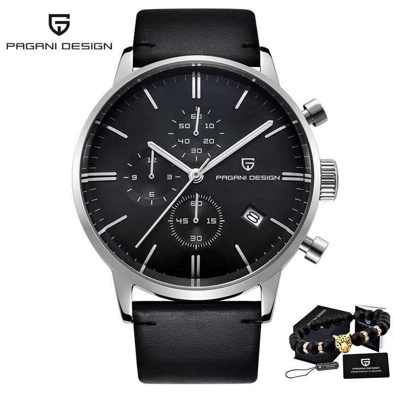 Men's VK67 Quartz Chronograph Wristwatch, Waterproof