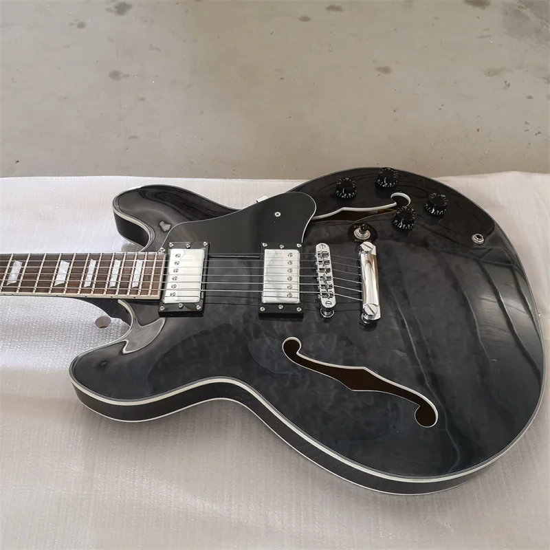 Classic Hollow  Electric Guitar, 6 String, Can Choose Any Color Can Be Customized