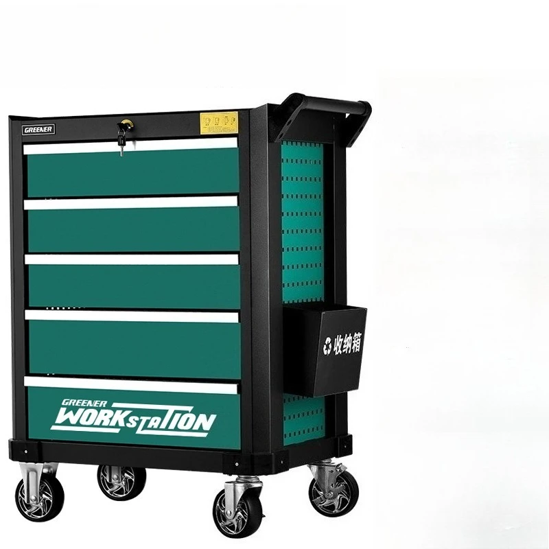 

2025Tool Cabinet Iron Cabinet Workshop Multifunctional Drawer Storage Cabinet Thickened Toolbox Tool Cart DIY