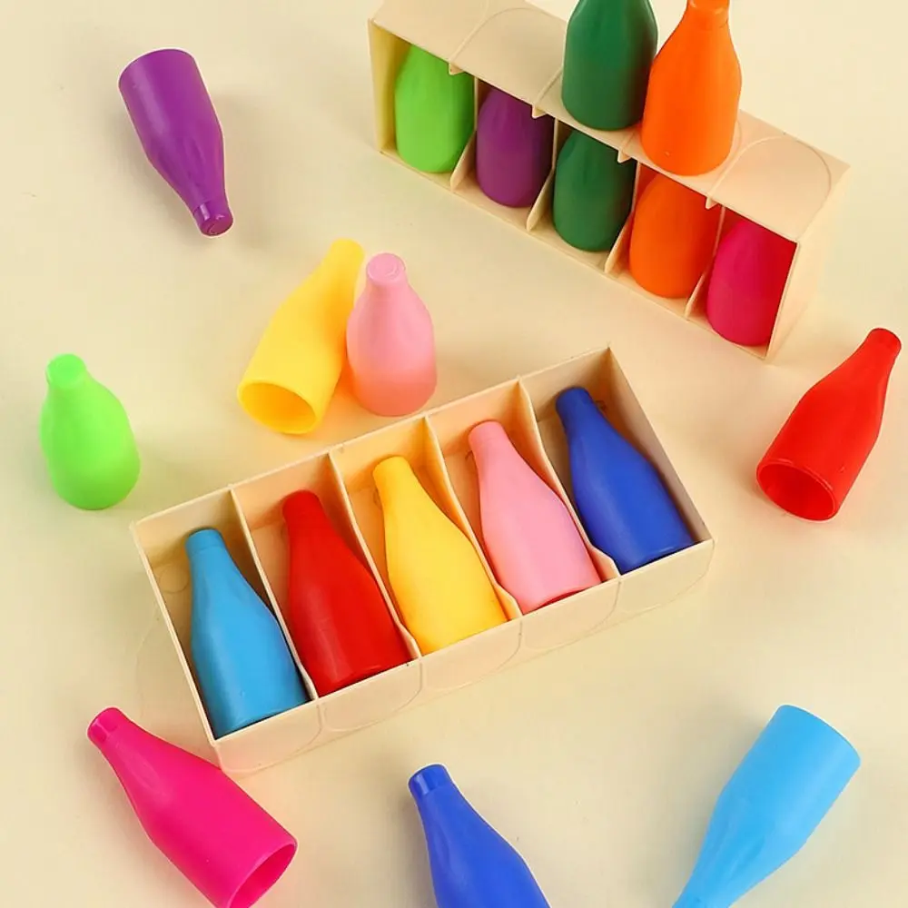 2 Set Gioco di abbinamento bottiglie creativo Educazione precoce interattiva Montessori Ordinamento dei colori Pensiero logico Pensiero innovativo