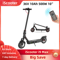iScooter i9 Max Electric Scooter Foldable 500W 36V 10Ah 10\