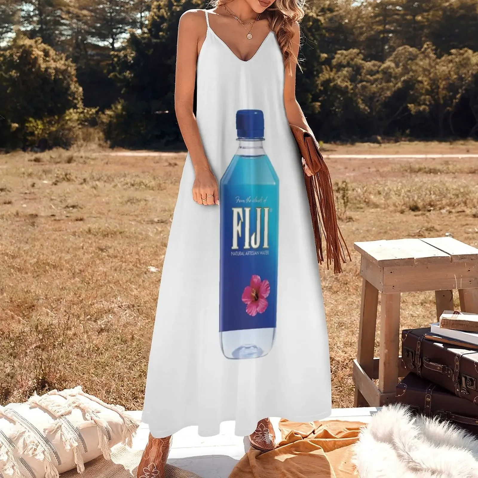 FIJI WATER BOTTLE - Modern Design Sleeveless Dress elegant dresses for women dress dresses prom dress 2025 prom clothes