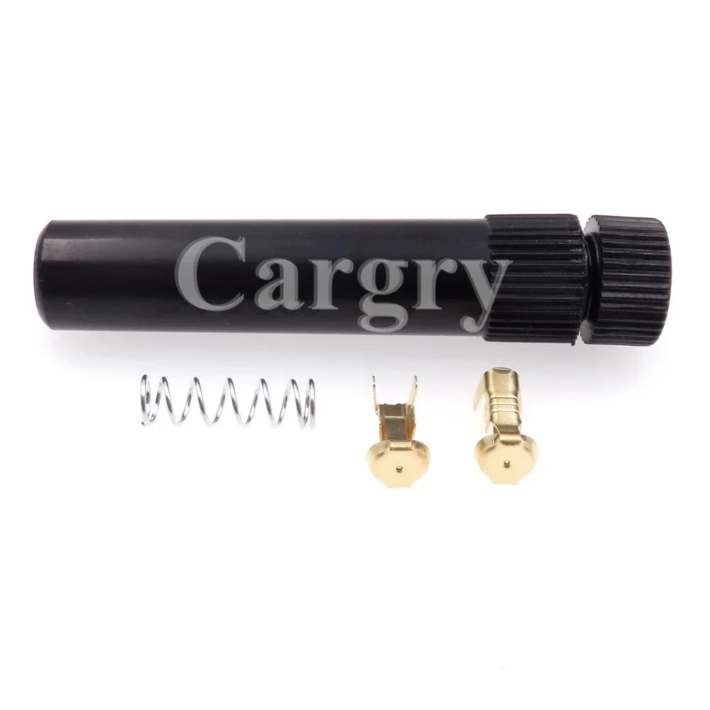 

1 Set BX3014 AC Assembly Screw Type Glass Fuses Box with Spring and Terminal Black High Temperature Resistance Fuse Holder