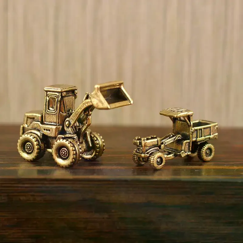 Figure Home Decor Engineering Vehicle Mini Ornament Excavator Truck Micro Landscape Desktop Decoration