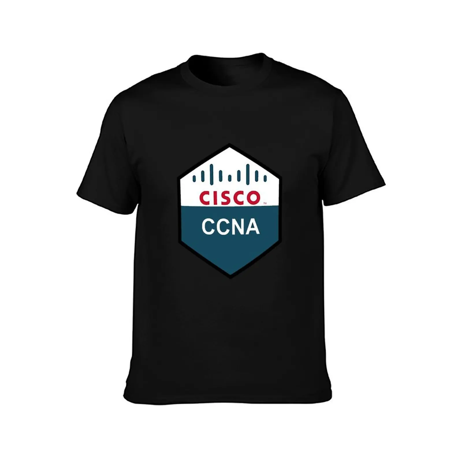 Cisco CCNA Hexagon lover Cisco CCNA Hexagon funny Cisco CCNA Hexagon T-Shirt Summer Casual Cotton Tee Vintage Graphic Print