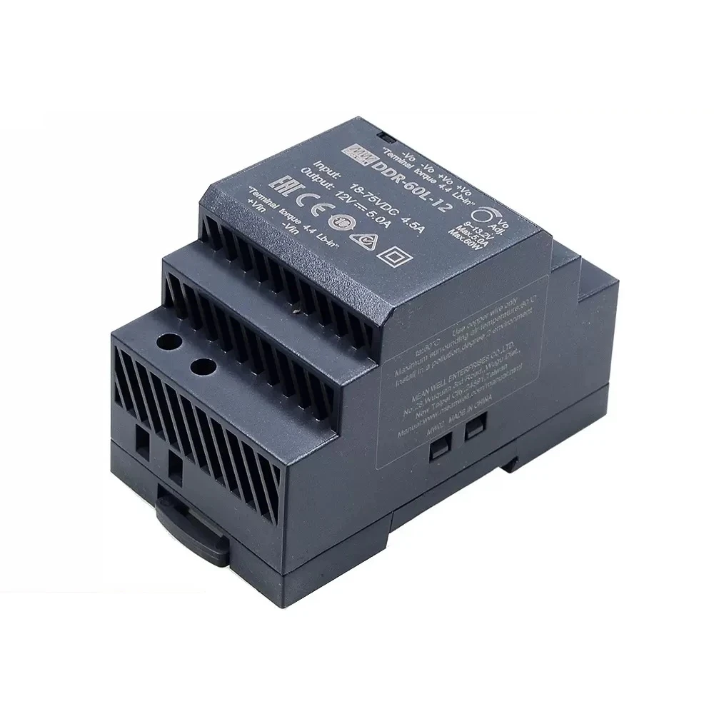 Imagem -02 - Mean Well-fonte de Alimentação Comutada Ddr60g5 Ddr-60g12 Ddr-60g-15 Ddr-60g24 Ddr-60l-5 Ddr-60l-12 Ddr-60l-15 Ddr-60l-24