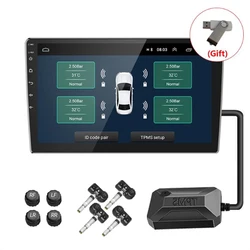 ACCEO Android TPMS for Car Radio DVD Player Tyre Pressure Monitoring System Security Alarm Extend The Service Life Of Tires