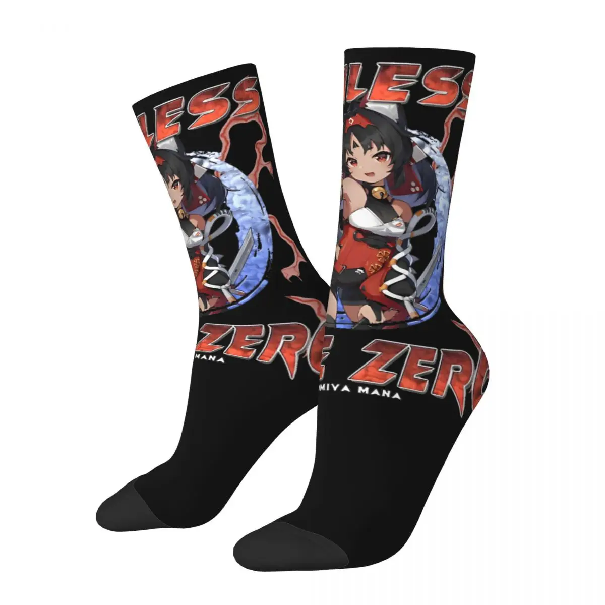 Zenless Zone Zero Nekomiya Socks Men Women Fashion Game Socks Harajuku Spring Summer Autumn Winter Middle Tube Stockings Gifts