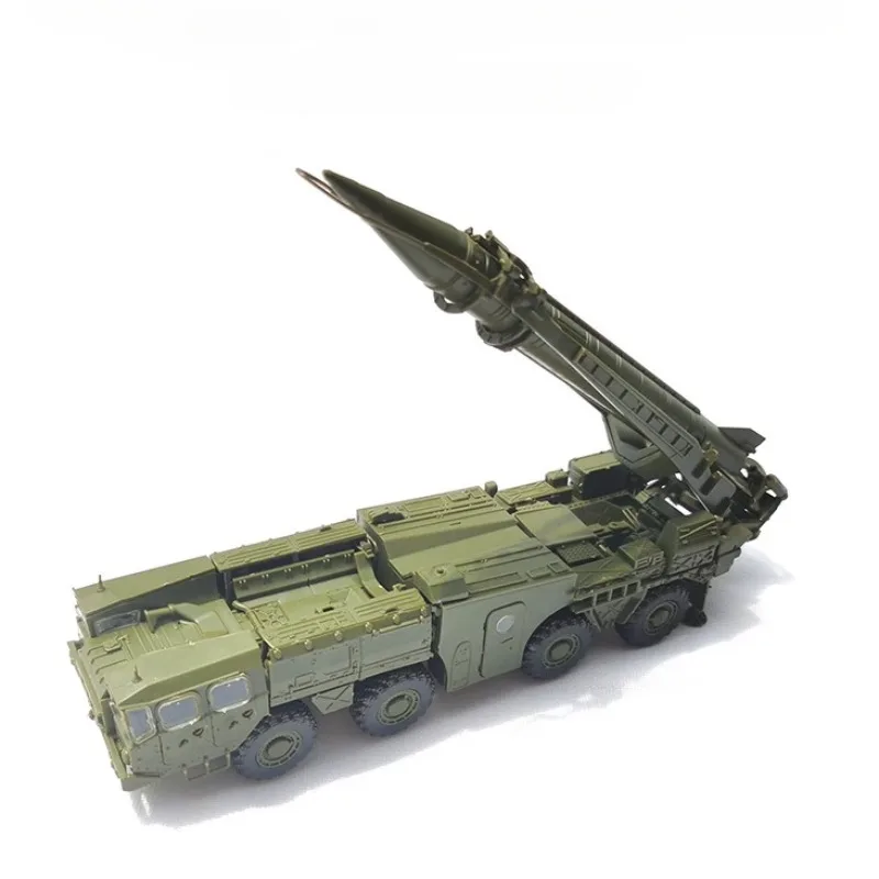 Ex-soviético Scud B-type Missile Launch Vehicle, Caminhão Militar, Boy Assembly Toy, Decoração, Sandtable Game, Boy Collection, 4D, 1/72