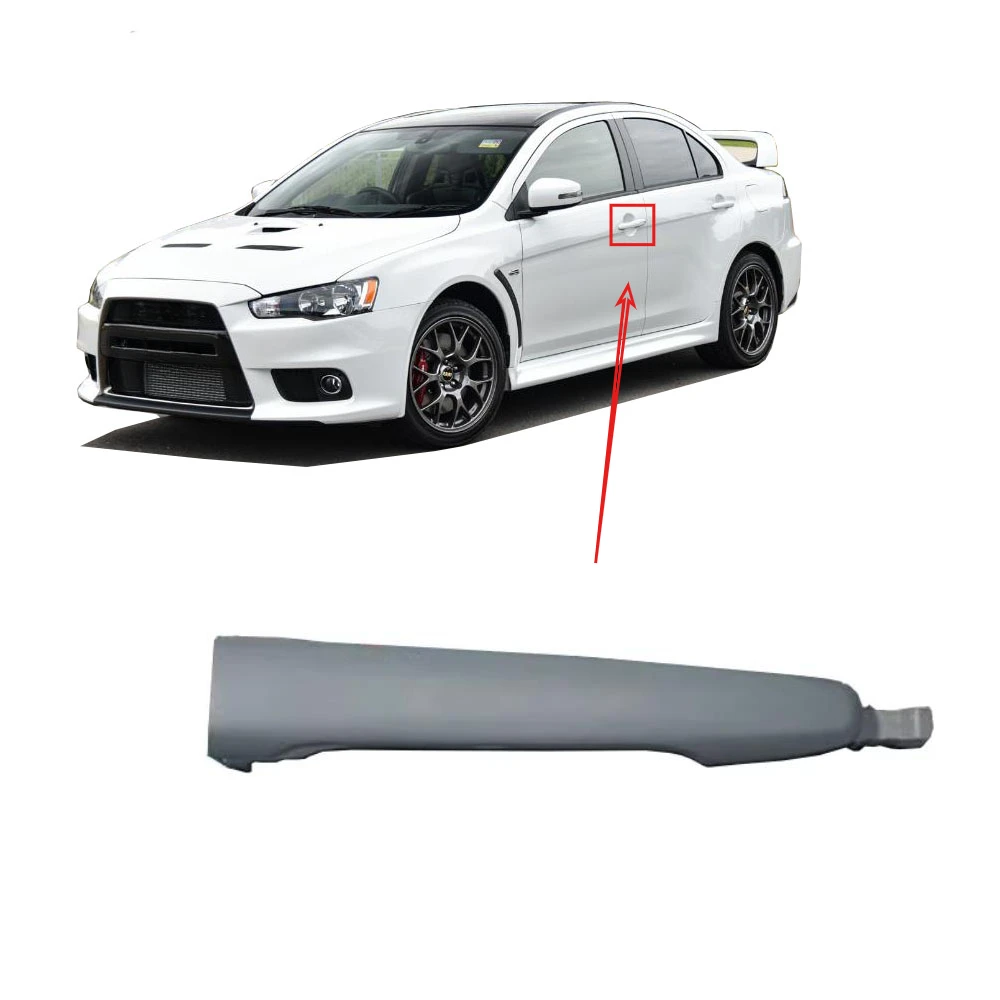 

1 Piece No Painting Outside Handle for Lancer EVO 10 Door Buckle for Door Bar External Pull Handle Choose Front or Rear