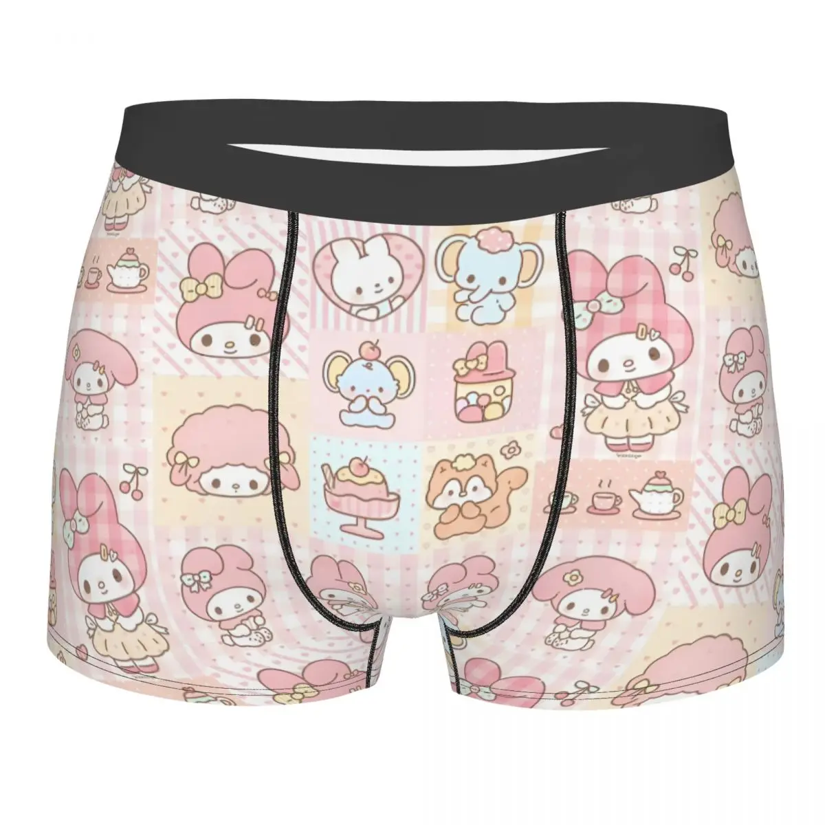

Custom Cartoon My Melody And Kuromi Boxers Shorts Men Briefs Underwear Fashion Underpants