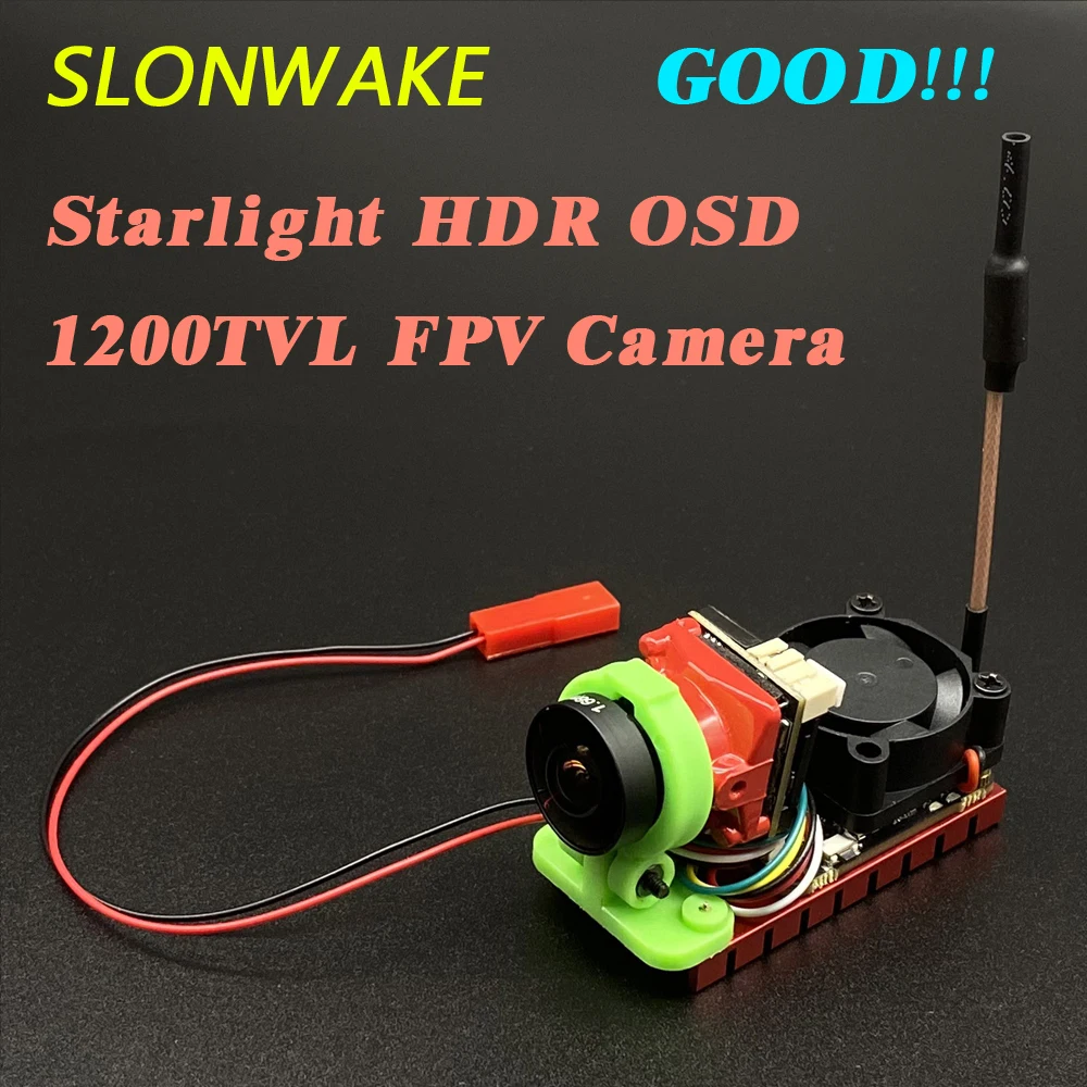 

Широкий диапазон 5,8G 1W беспроводной FPV передатчик 1000mW VTX пусковая установка с 1/1.8 ''Starlight HDR OSD 1200TVL FPV камера используется для Дронов