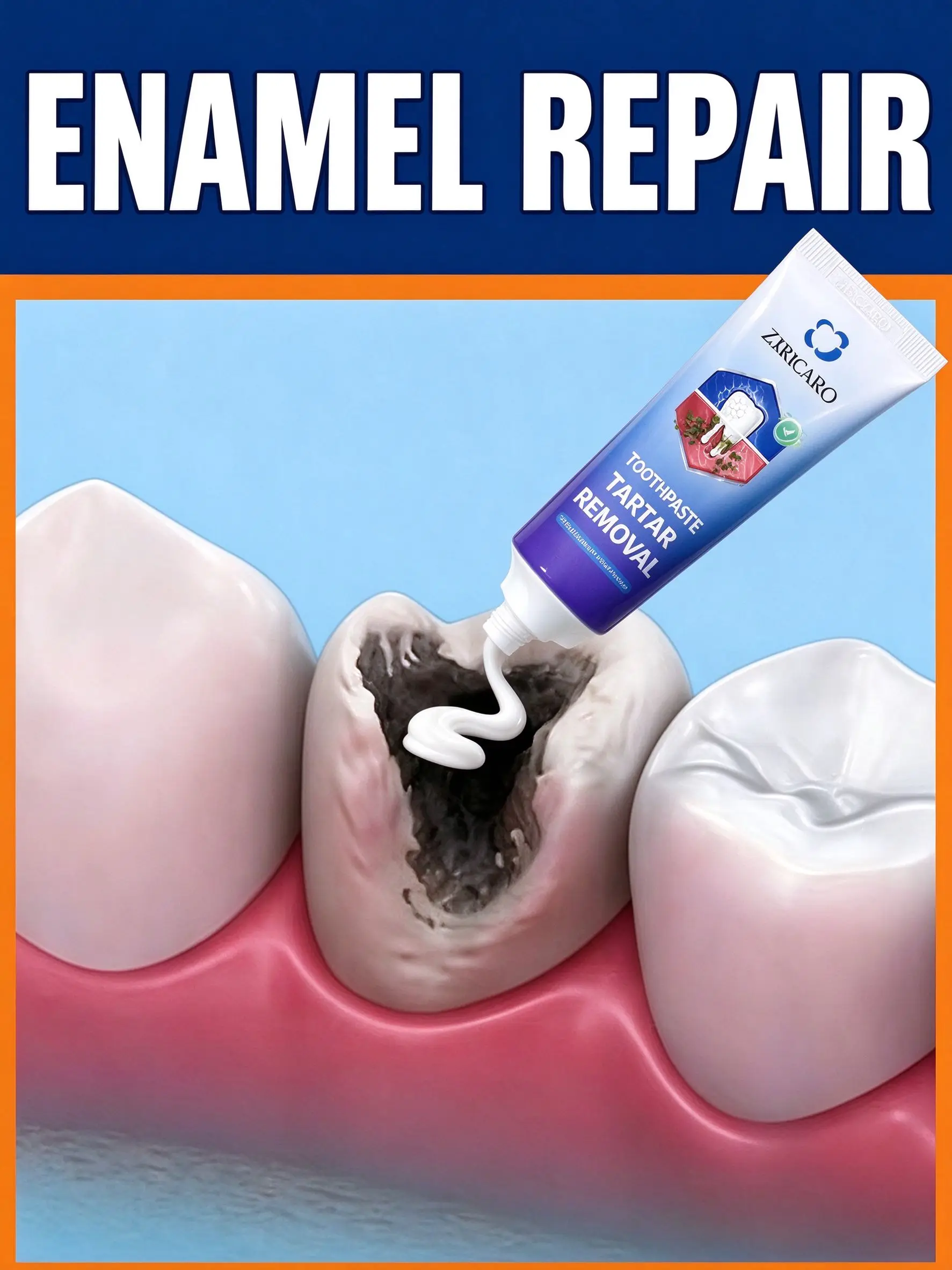 Hydroxyapatite Daily Enamel Mineral Support Smooth Teeth Surface Reduce Dull Film