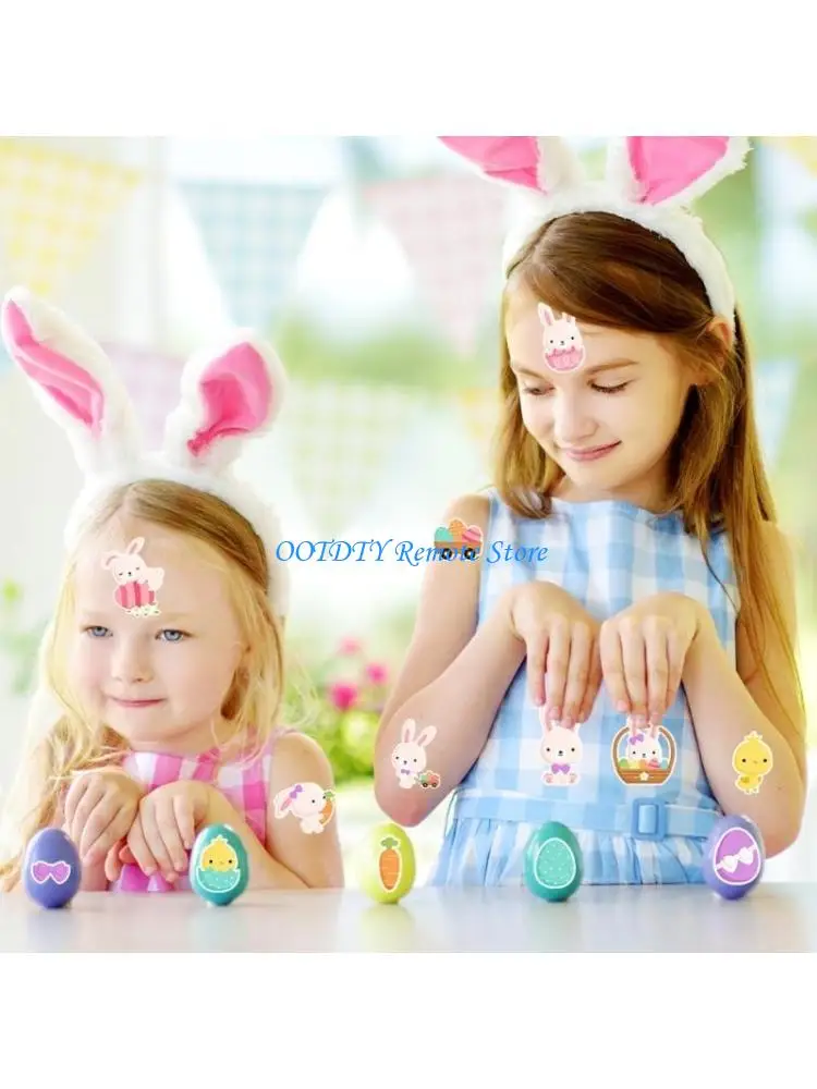 

Rabbits Eggs Sticker Decorative Sticker Wrapping Label for Scrapbooking Journal