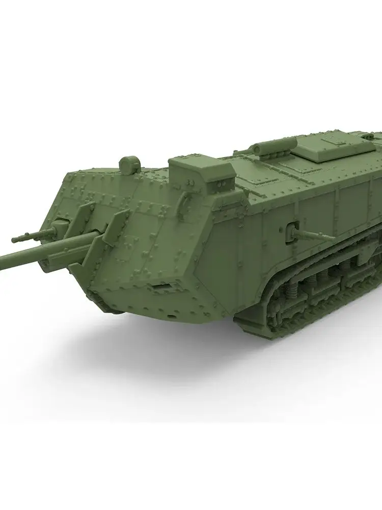 MRY-SFW SS371 1/350 1/700 1/200 1/144 Char d'assaut moyen britannique « Saint-Chamond » Modèle militaire miniature statique