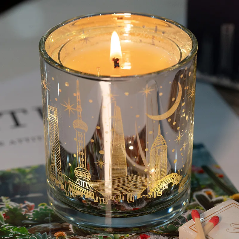 

Scented Candles Flower Fragrance Home Decoration Candle Jars Birthday Gift Canned Soy Wax Candle