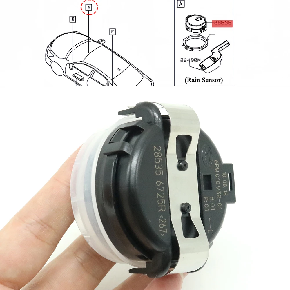 

Для Nissan Murano Z52 X-Trail T32 Navara D23 Qashqai J11 Skyline YV37 HV37 Teana L33Z Модуль датчика дождя на переднем ветровом стекле