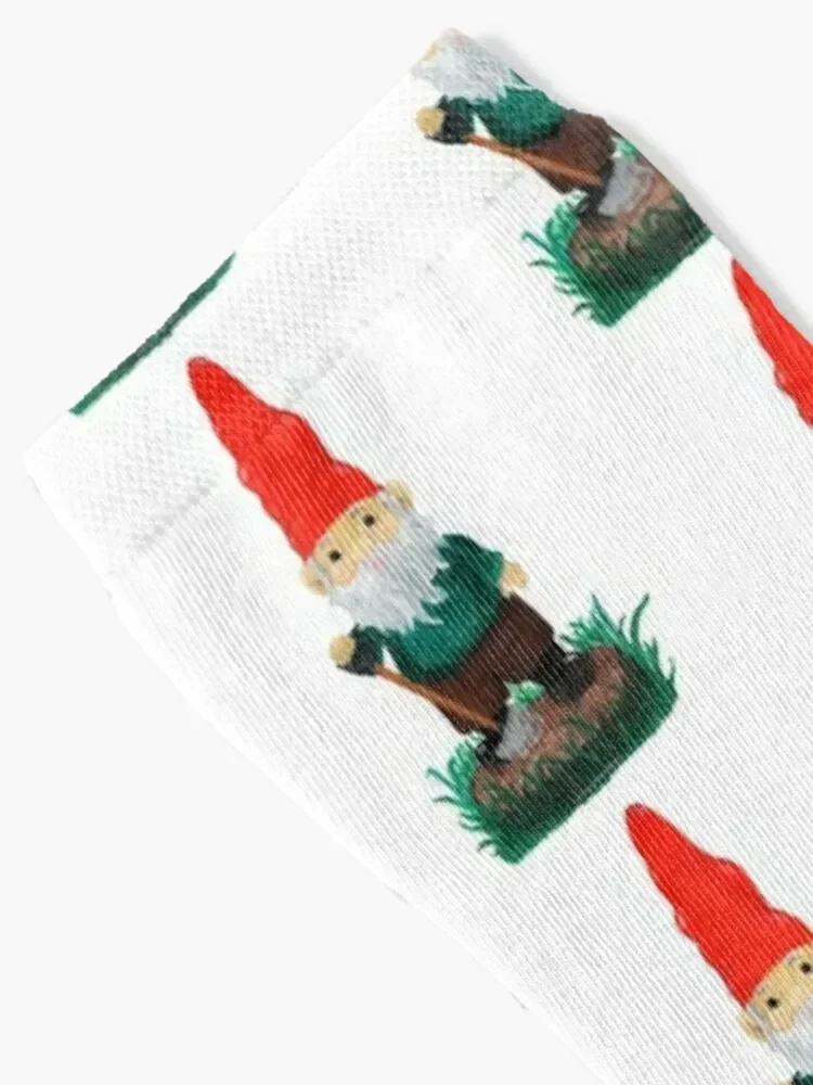 Garden Gnome - Cute Oil Painting Socks sports stockings kawaii winter gifts Socks Women's Men's