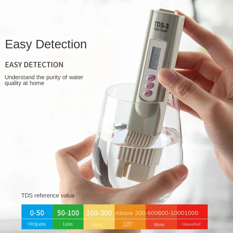 3-Key TDs-3 Water Quality Test Pen TDS Pen Good Quality Portable Water Quality Analyzer Degrees Celsius Degrees Fahrenheit