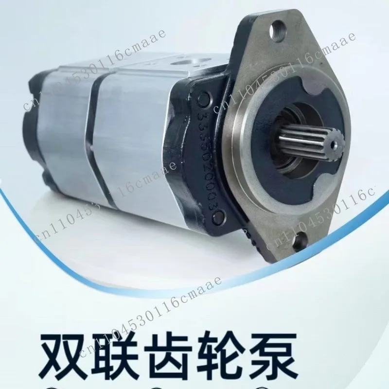 Gear pump, double gear pump, truck motor, hydraulic  in and out, single in and  out 32/23 rows