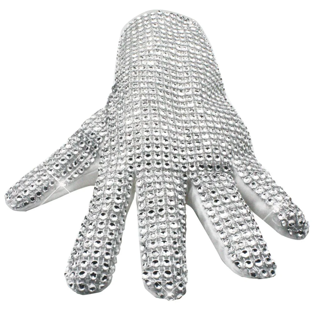 Handmade MJ Michael Jackson Unique Collection Billie Jean Silver Glove