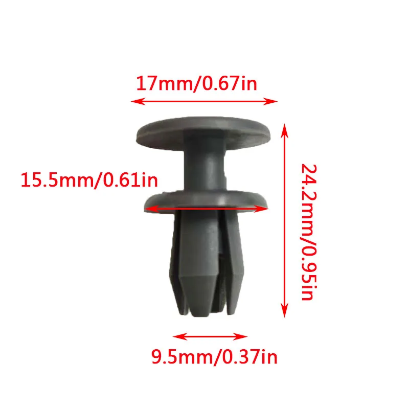 10/20Pcs For BMW 3' F30 F31 F34 E46 E90 E92 5' 7' Car Tailgate Lining Boot Lid Lining Retainer Clips Bumper Cover Push-In Rivet view 2