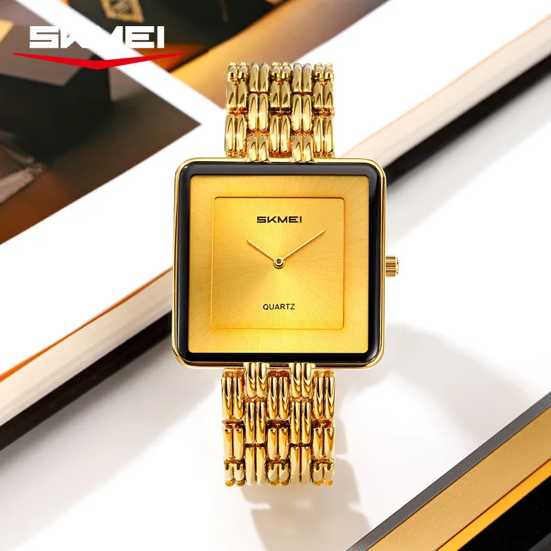 SKMEI 2562 Luxury Lady Quartz Wristwatch Simple Elegant Sweet Watches For Women Fashion Waterproof Time Female Watch Clock
