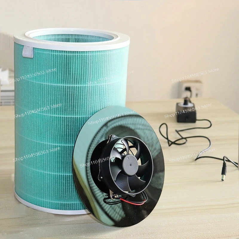 

Очиститель воздуха своими руками, простой домашний бесшумный вентиляторный фильтрующий элемент удаляет дым и формальдегид