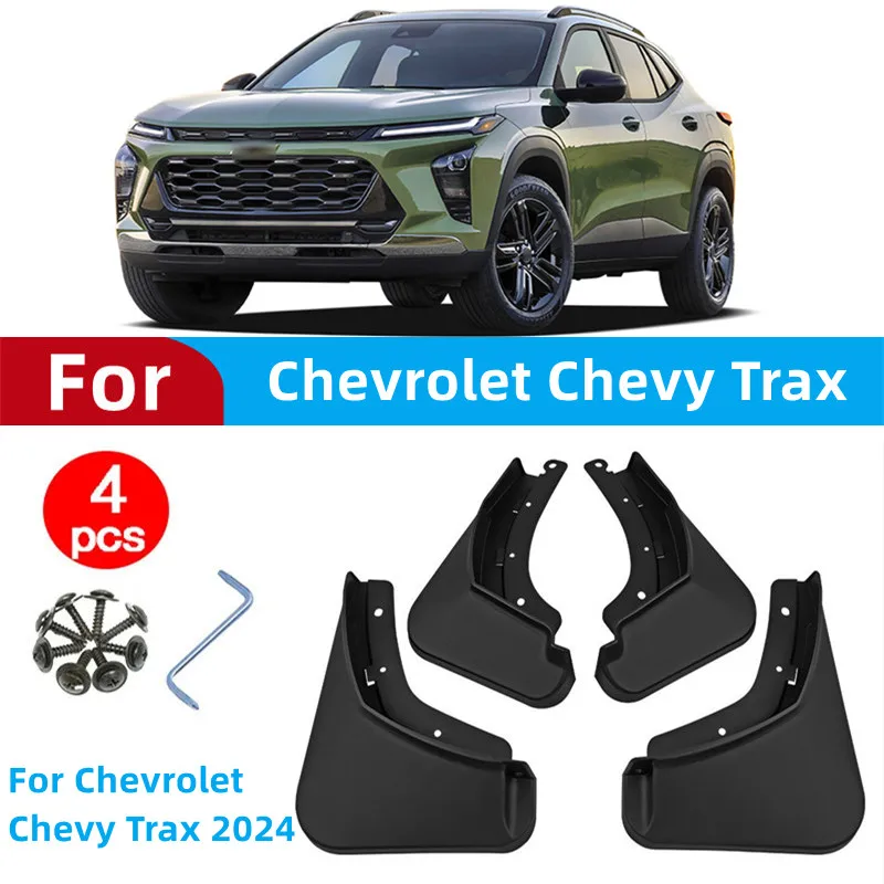 

4Pcs Mudguards For Chevrolet Chevy Trax 2024 Mud Flaps Splash Guards Wheels Fender MudFlaps Front Rear Car Accessories