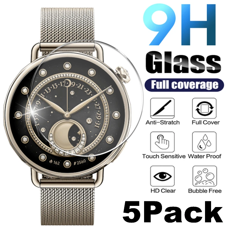 

1-5 шт. закаленное стекло 9H для Xiaomi Mi Watch S4 41MM HD прозрачная защитная пленка с защитой от царапин и твердостью 9H для Miwatch S4 41 мм