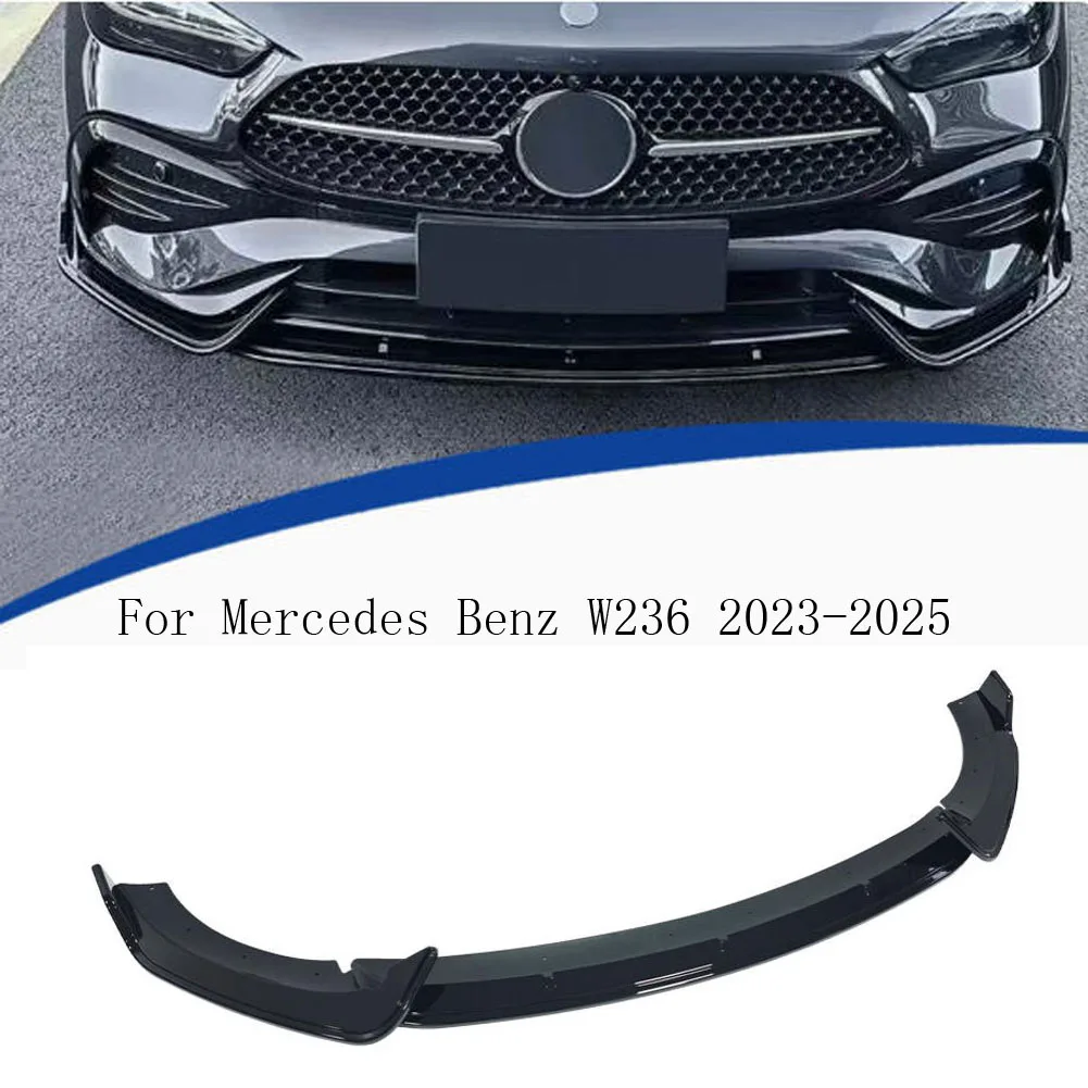 

Front Bumper Spoiler Lip Front Shovel Aprons Cover Guard Trim For Mercedes-Benz CLE Coupe W236 C236 CLE260 300 CLE53 2023-2025