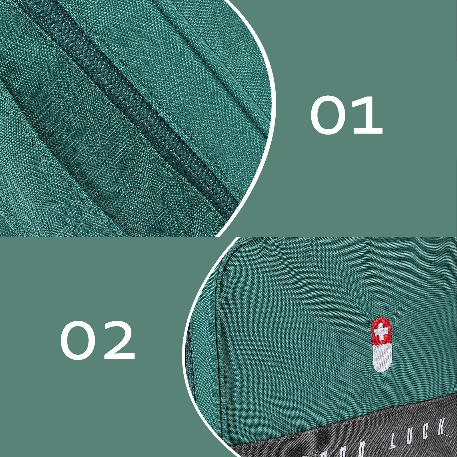 

Прочная сумка-органайзер из ткани Оксфорд, большая вместительная портативная медицинская сумка с несколькими сетками для домашнего офиса на открытом воздухе