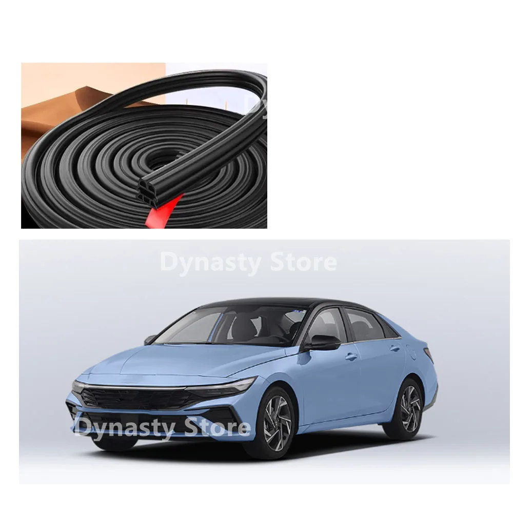 The Door Sealing Strip Is Suitable For Hyundai Elantra Car Sound Insulation Whole Car Dustproof Decoration Accessories