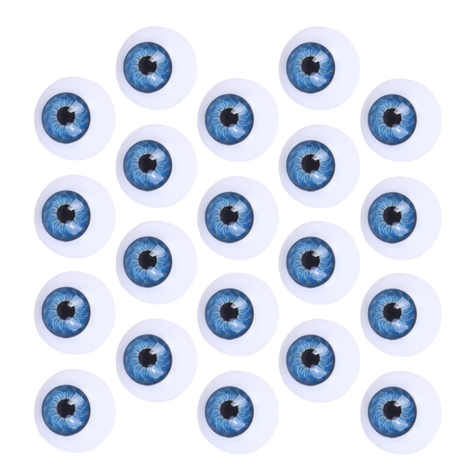 

45pcs Plastic 16Mm Round Safety Diy Crochet Animals Stuffed Halloween Decorations Big Button Eyes Craft Projects Fake Eyeballs