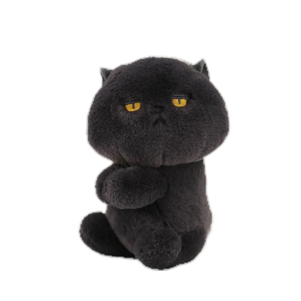 

Funny Soft Cartoon Clip Doll Cartoon Toys Animal Cat Pendant Keyring Stuffed Key Chain Unisex