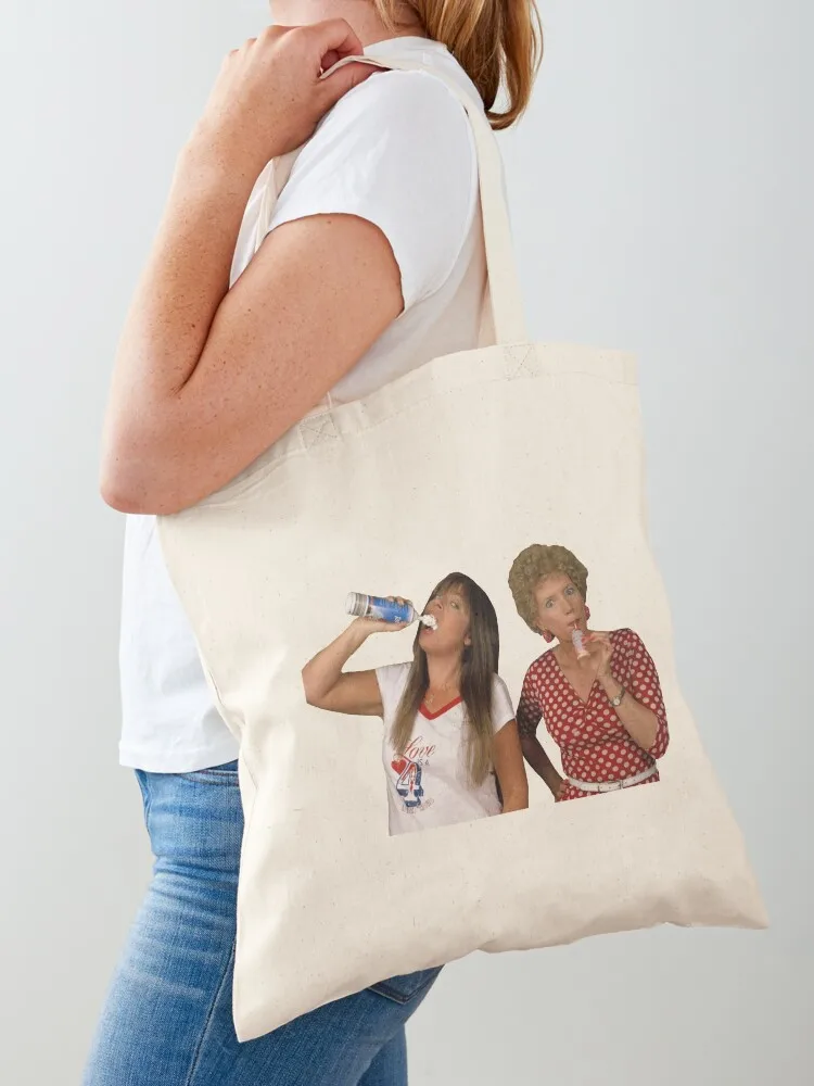 

Kath and Kim: Whipped Cream Tote Bag large tote Canvas for women cute canvas