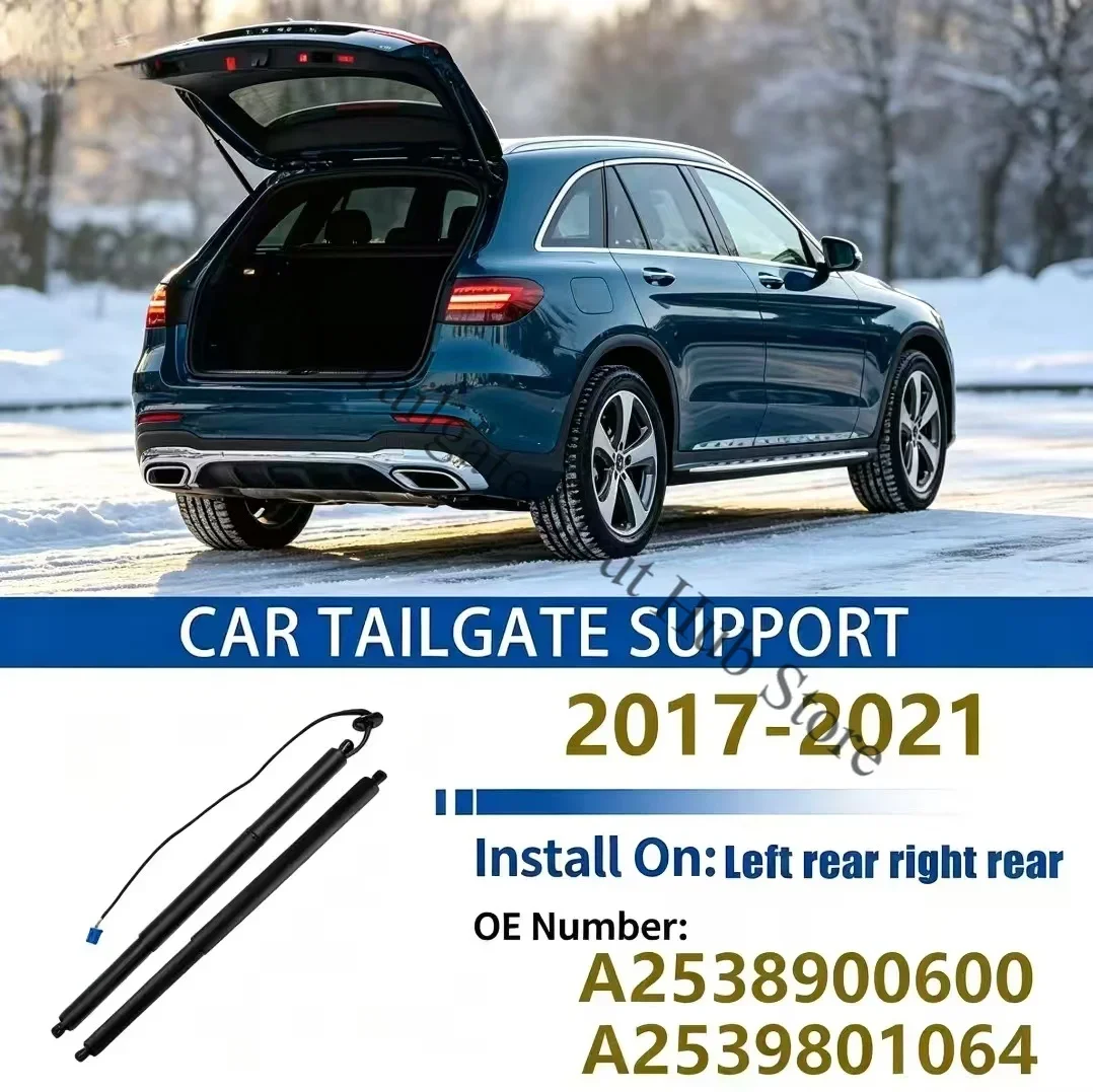 Trunk Electric Tailgate Lift Support Rod For 2017-2021 Benz GLC Coupé C253 Power Liftgate Strut A2538900600 A2539801064