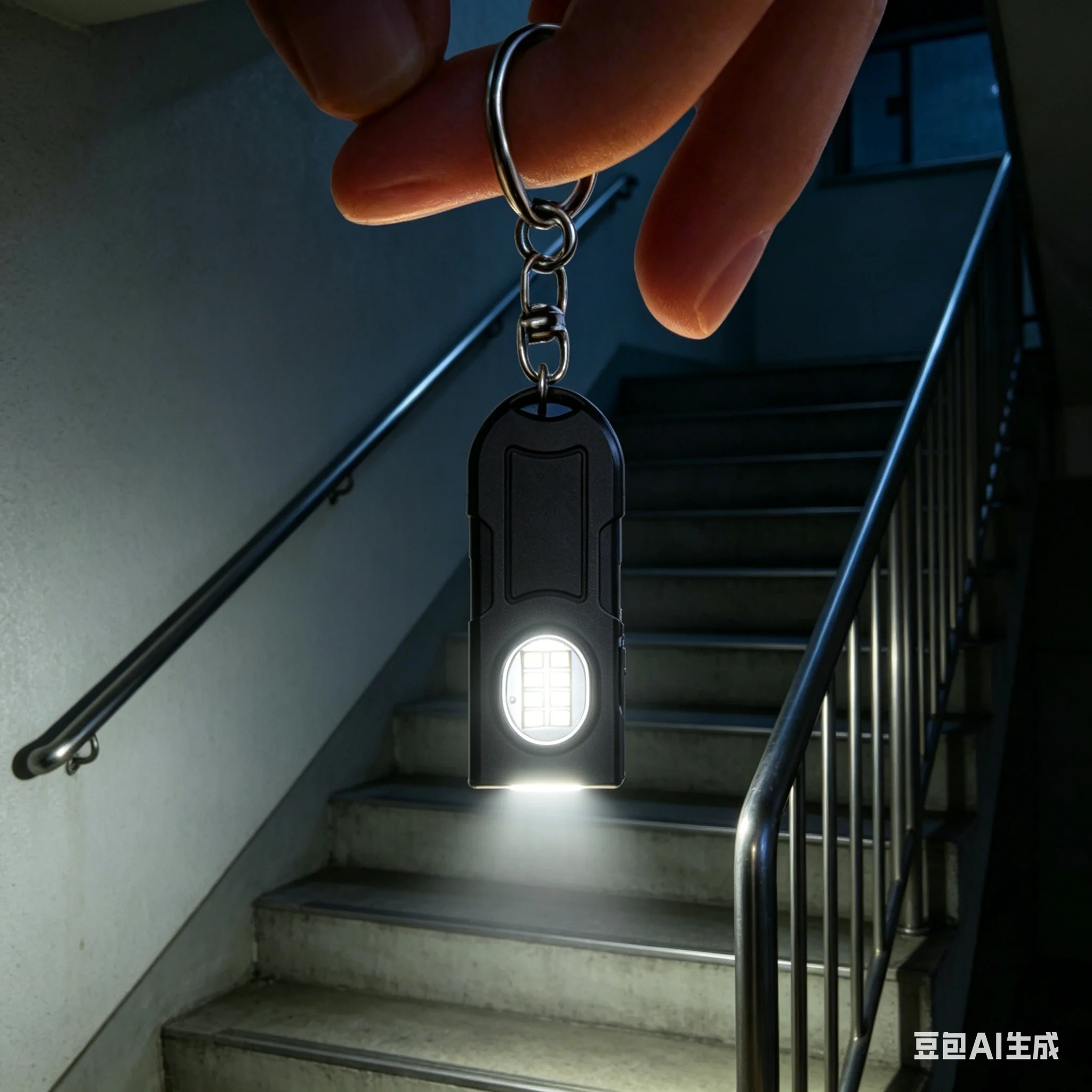 

Уличный мини-фонарик из ABS-пластика, портативный, многофункциональный, для ночного и аварийного использования, с USB-зарядкой, крепление на пояс, брелок, мощный прожектор