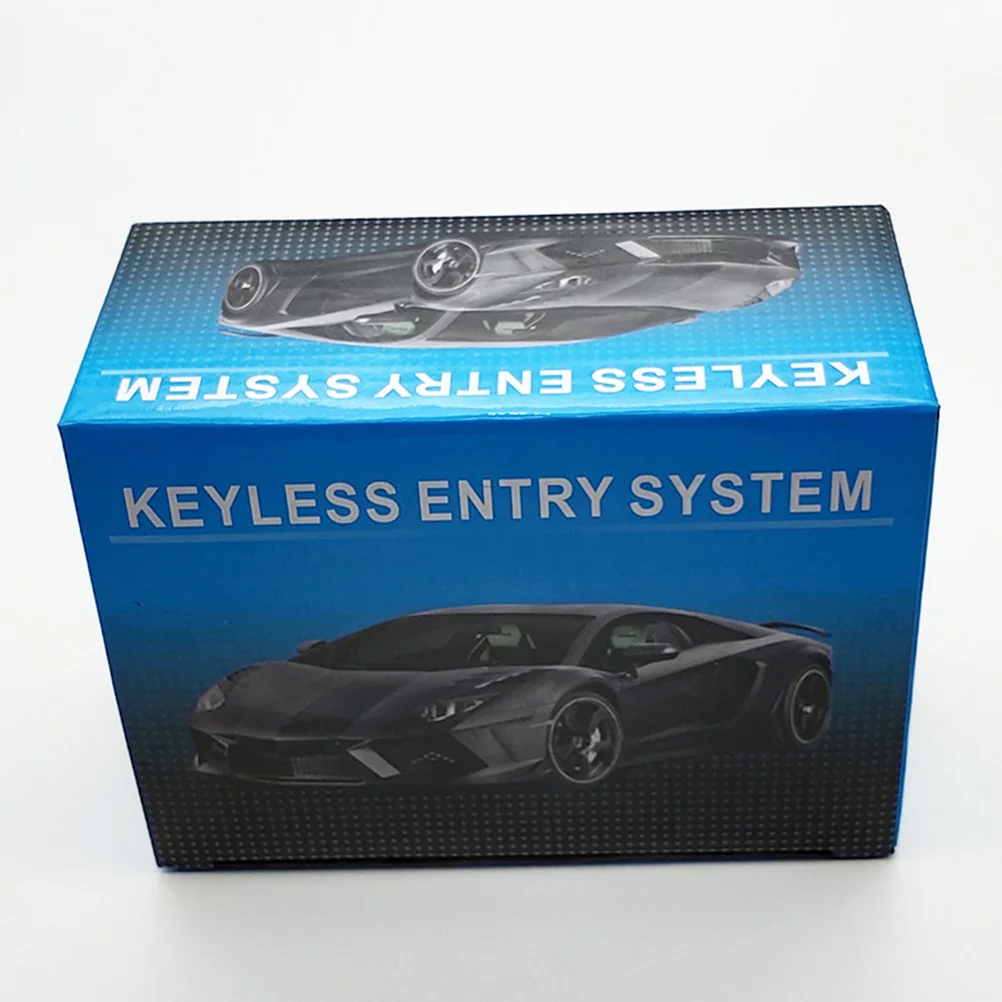 طقم قفل مركزي قفل باب السيارة نظام دخول بدون مفتاح ضوء الاتجاه وامض عن بعد إصدار صندوق السيارة العالمي 12 فولت أوتوماتيكي